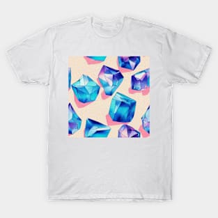 Watercolor diamond pattern T-Shirt